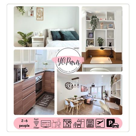 Entire 60M2 Apartment - Close To Paris - Parking - Kitchen - 2Min Rerb - Olympic'24 Bourg-la-Reine Ngoại thất bức ảnh