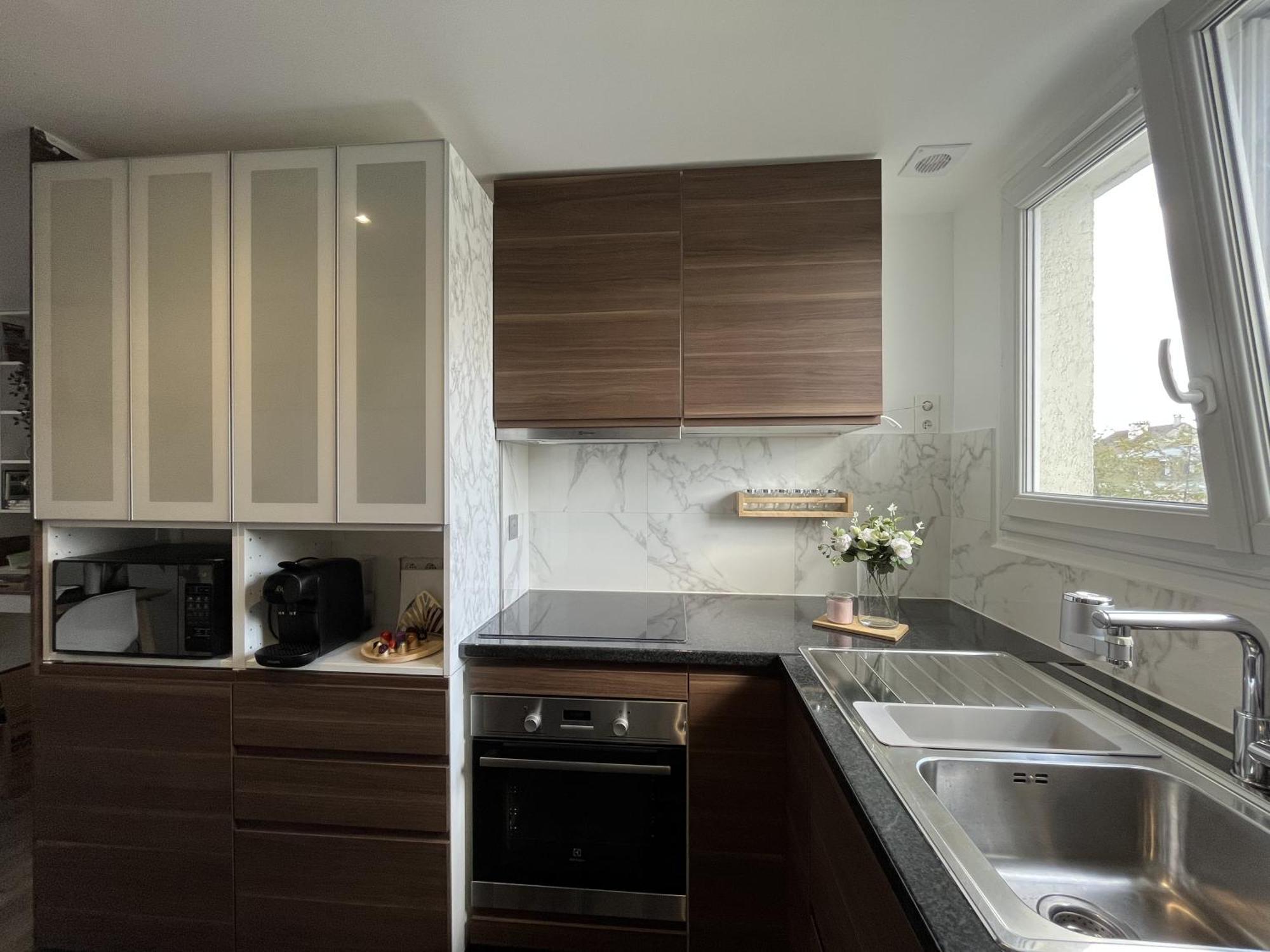 Entire 60M2 Apartment - Close To Paris - Parking - Kitchen - 2Min Rerb - Olympic'24 Bourg-la-Reine Ngoại thất bức ảnh