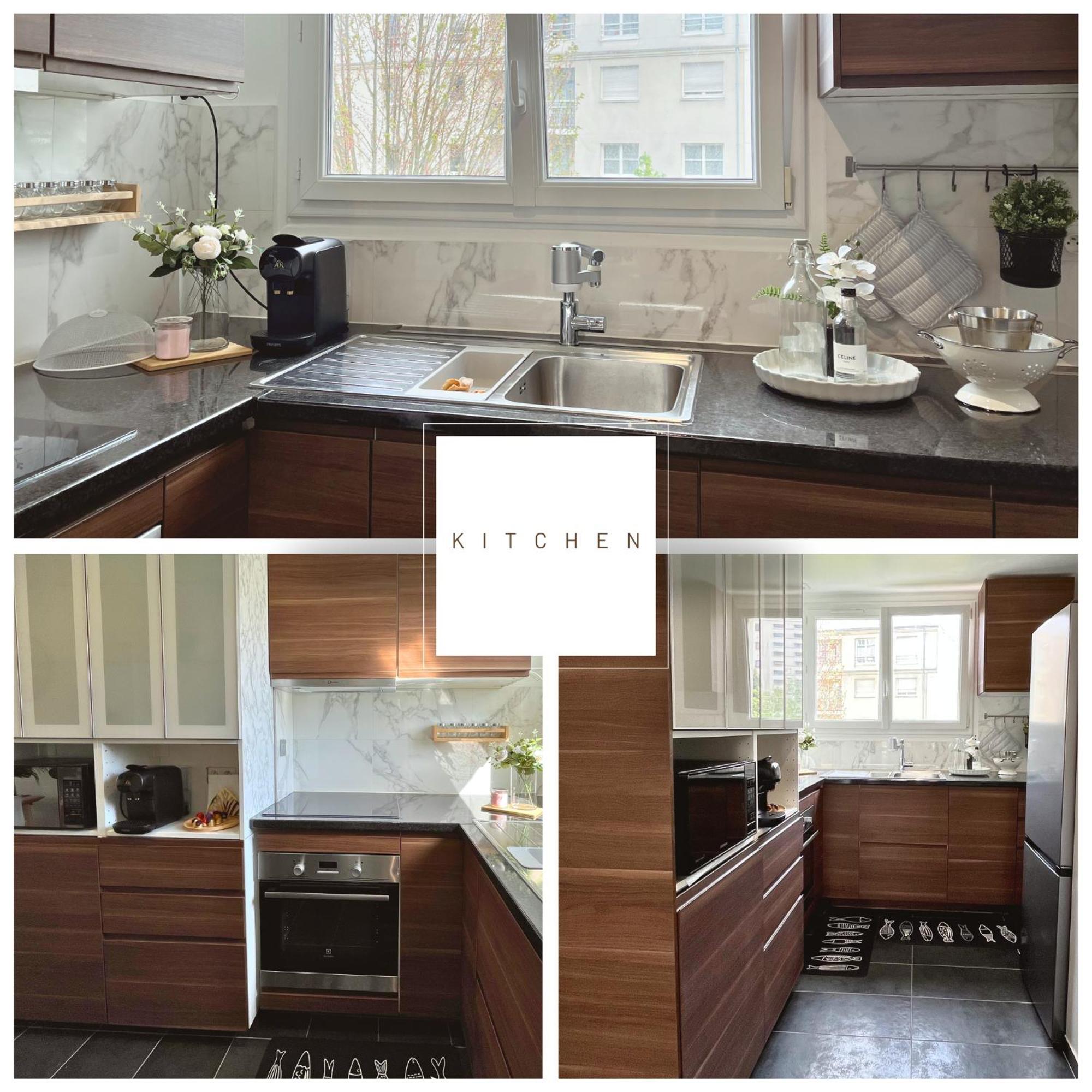 Entire 60M2 Apartment - Close To Paris - Parking - Kitchen - 2Min Rerb - Olympic'24 Bourg-la-Reine Ngoại thất bức ảnh